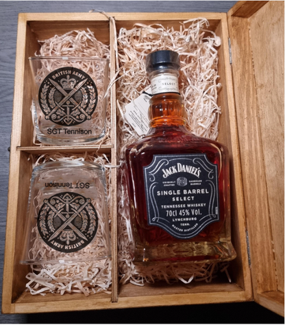 Personalised Retirement / Recruitment Gift set for Army Veteran or new Job