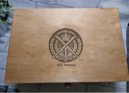 Personalised Retirement / Recruitment Gift set for Army Veteran or new Job