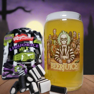 Beerjuice "Bettlejuice Inspired Beer Glass