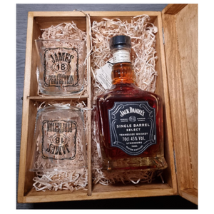 Personalised Whiskey Gift Set 18th 21st 30th 40th 50th 60th Birthday Whiskey Gift Bourbon FirstGlassDesigns