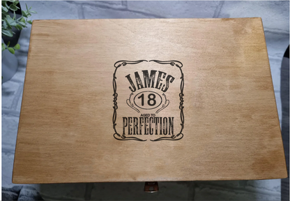 Personalised Whiskey Gift Set 18th 21st 30th 40th 50th 60th Birthday Whiskey Gift Bourbon