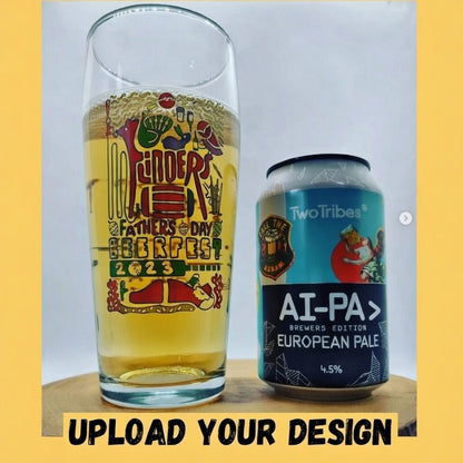 Personalised 1-Pint Jubilee Glassware Collection – Custom Printed & Engraved Pint Glasses