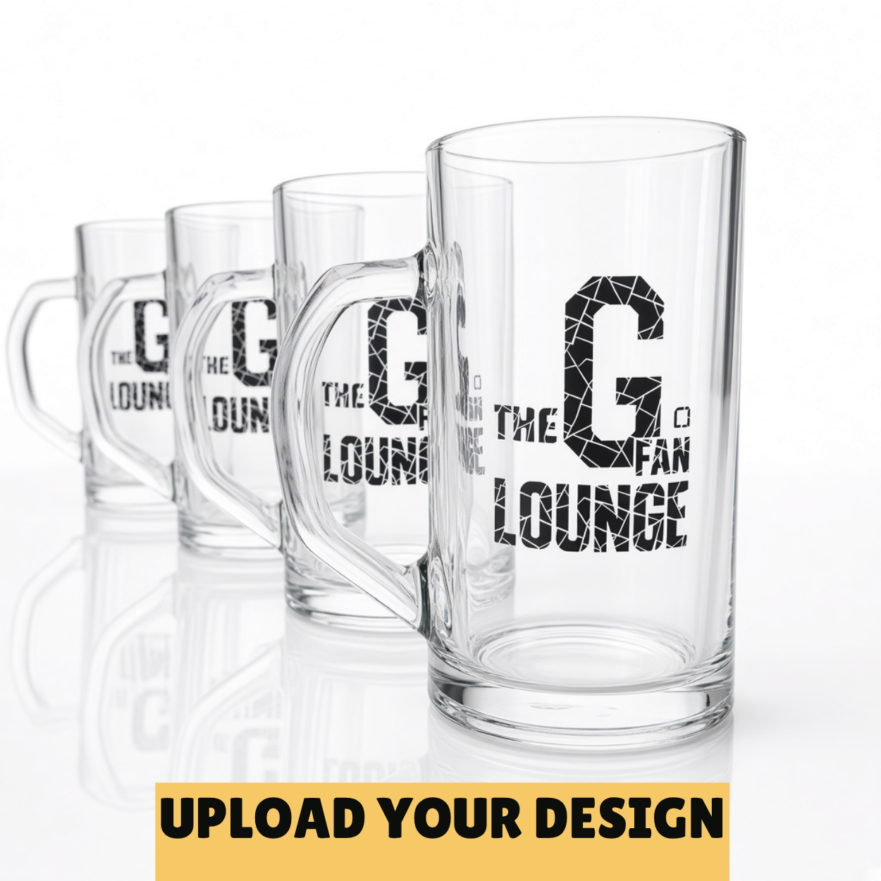 Personalised Prost Glass Beer Mug | Upload Your Own Design 640ml Large Gift First Glass Designs