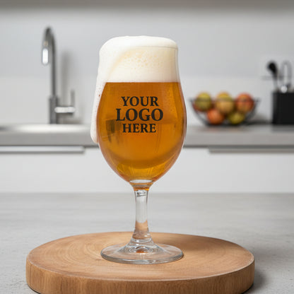 personalised 1 Pint Chalice Glass