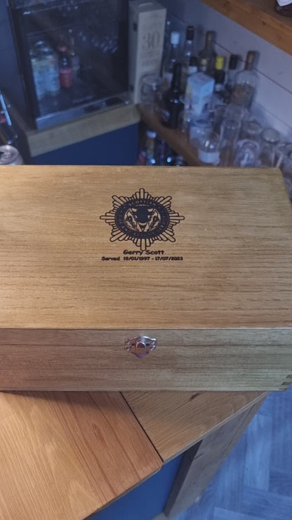 Personalised Fire Service Retirement / New starter Gift Set Idea for Firefighters 🔥