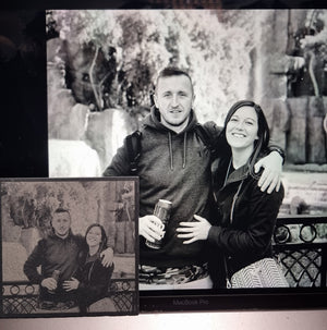 Personalised Photo Slate Coasters - Custom Photo Coaster - Gift For Him or Her - Housewarming Gift - Birthday, Anniversary Gift FirstGlassDesigns