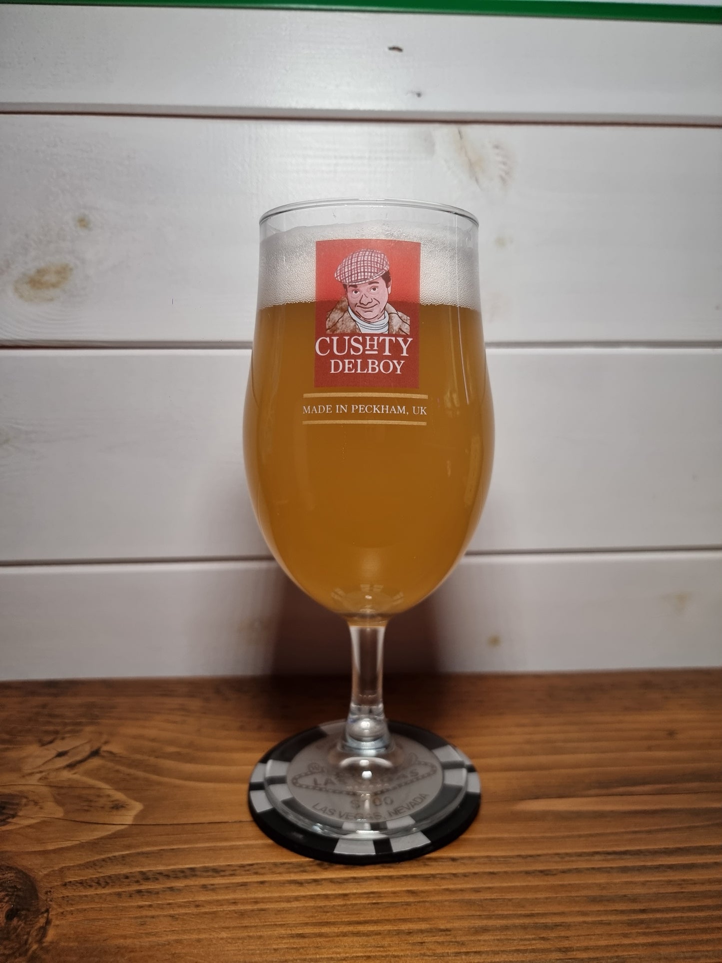 Only Fools and Horses Del Boy "Madri" Inspired Pint Beer Glass – The Ultimate Fan Collector's Item