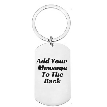 Personalised Snowboarder Keyring – Custom Engraved Snowboarding Gift