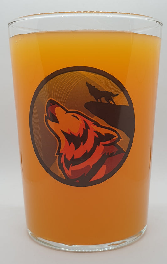 The Howling Wolf Custom Glassware 18oz /13oz