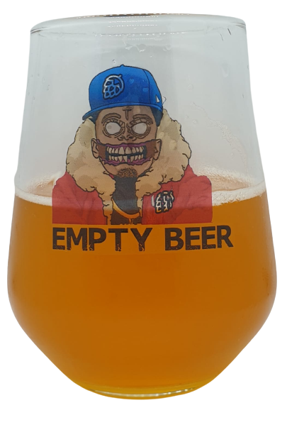 Hip-Hop Zombie Personalised Allegra Beer Glass