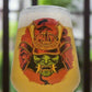 Japanese Samurai Shogun Warrior Mask Allegra Glass