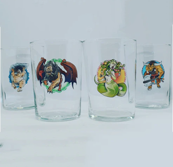 Greek Mythology Ultimate Monster Collection of Beer Glassware